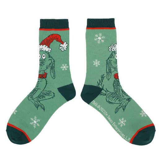 Picture of Dr. Seuss The Grinch Women's 5 Pair Crew Socks