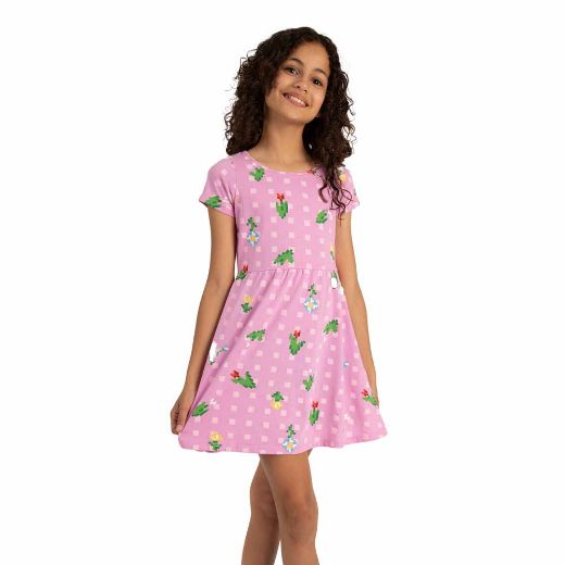 Picture of Minecraft Short Sleeve 2 Pack Girls Dresses
