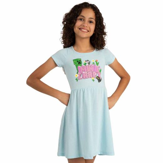 Picture of Minecraft Short Sleeve 2 Pack Girls Dresses