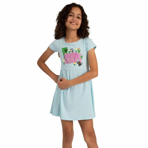 Picture of Minecraft Short Sleeve 2 Pack Girls Dresses