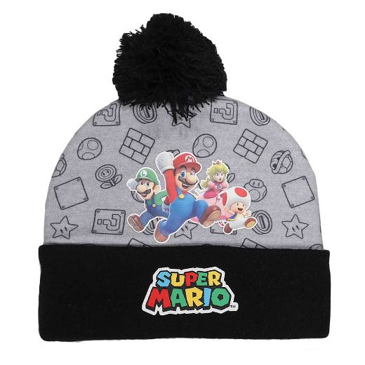 Picture of Super Mario Youth Beanie & Gloves Combo