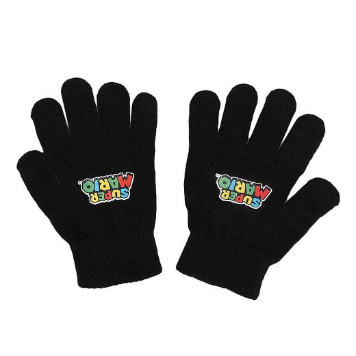 Picture of Super Mario Youth Beanie & Gloves Combo