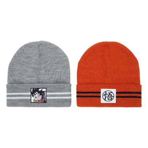 Picture of Dragon Ball Z Logo Icons 2 Pack Cuff Beanies