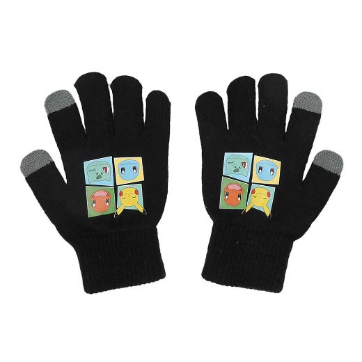 Picture of Pokemon Characters Youth 3 Pack Knit Gloves