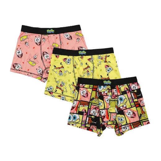 Picture of SpongBob & Patrick Adult 3 pc. Boxer Briefs