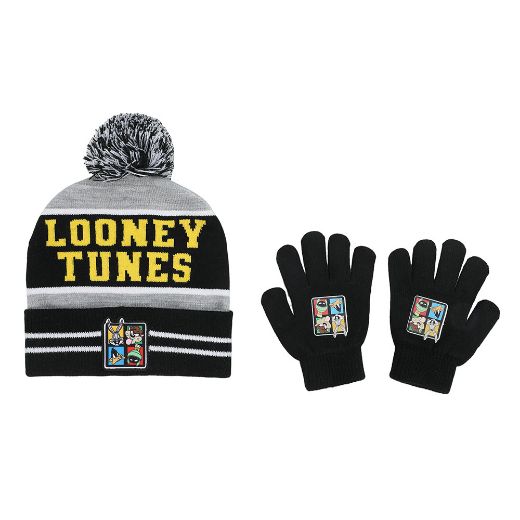 Picture of Looney Tunes Youth Beanie & Gloves Combo