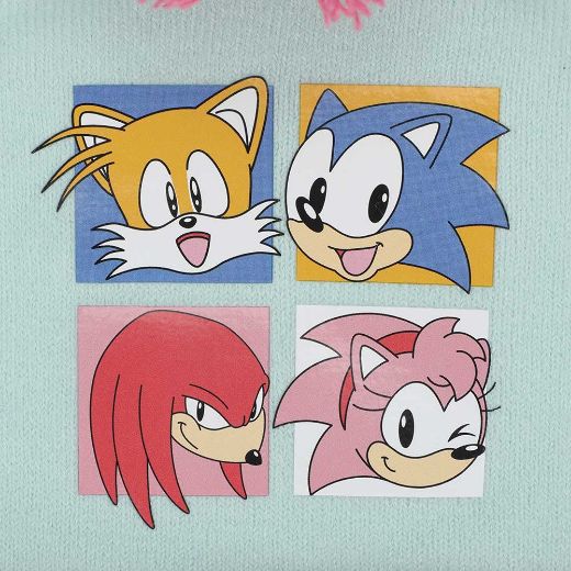Picture of Sonic the Hedgehog Pink Youth Beanie & Gloves Combo