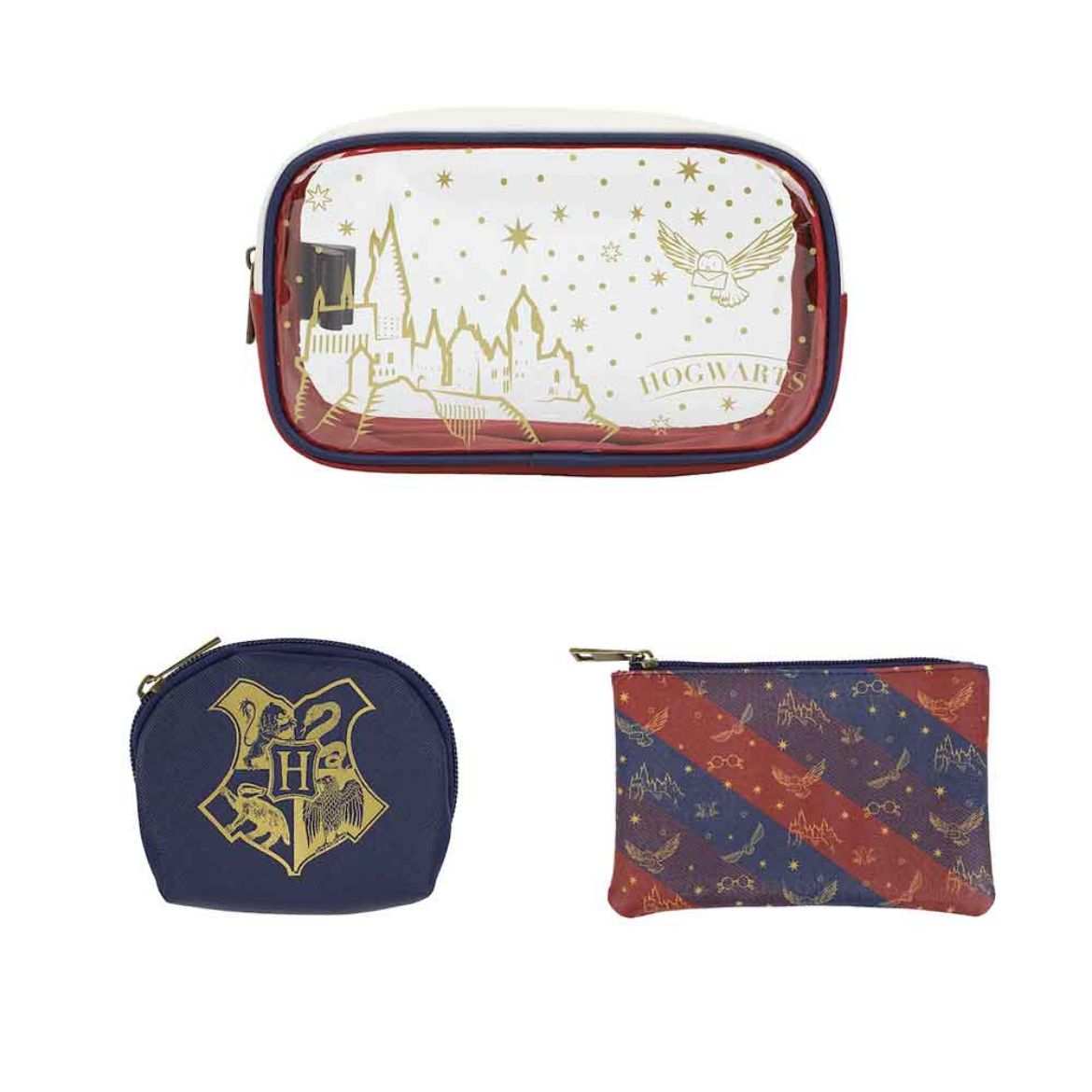 Picture of Harry Potter Hogwarts Travel Cosmetic Bags - Set of 3