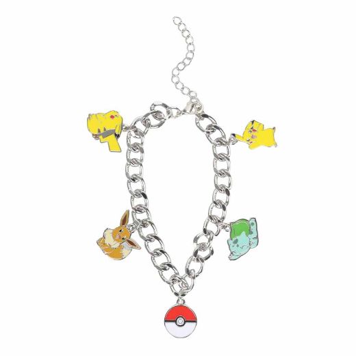 Picture of Pokemon Character Multi-Charmed Bracelet