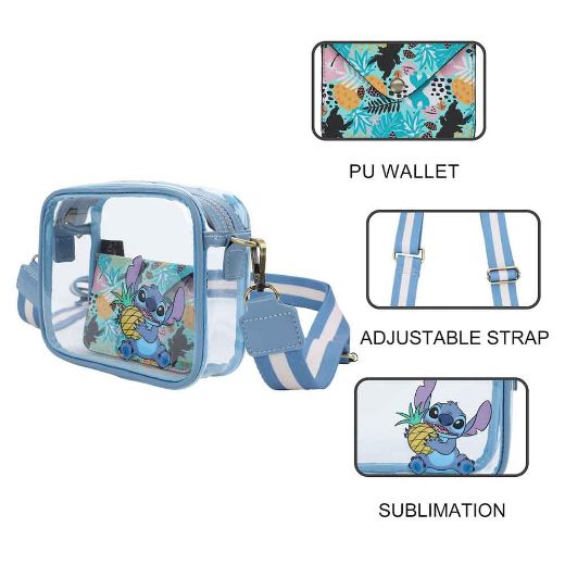 Picture of Disney Stitch Clear Crossbody & Wallet