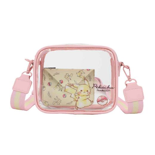Picture of Pokemon Pikachu Number 025 Clear Crossbody & Wallet
