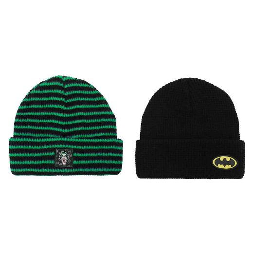 Picture of DC Comics Batman & the Joker Combo Cuff Beanies