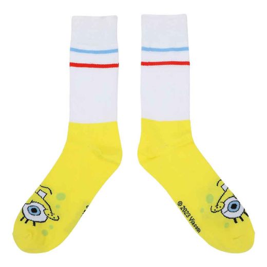Picture of SpongeBob SquarePants Peek-a-boo  3 Pair Crew Socks