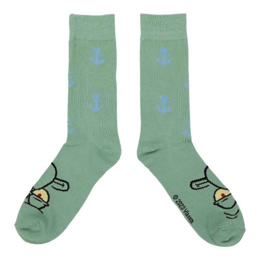 Picture of SpongeBob SquarePants Peek-a-boo  3 Pair Crew Socks