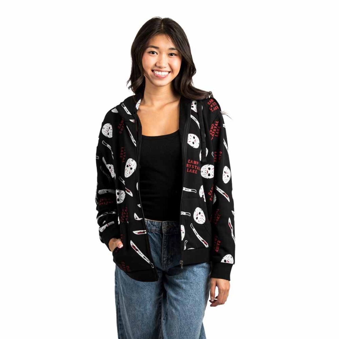 Picture of Friday the 13th Camp Crystal Lake Juniors Pre-pack Zip-up Hoodie