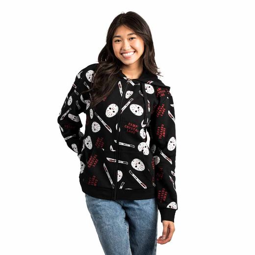 Picture of Friday the 13th Camp Crystal Lake Juniors Pre-pack Zip-up Hoodie
