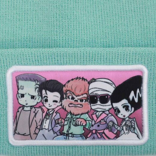 Picture of Universal Monsters Chibi Sublimated Patch Cuff Beanie