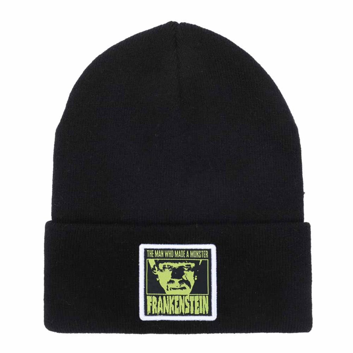 Picture of Universal Monsters Frankenstein Sublimated Patch Cuff Beanie