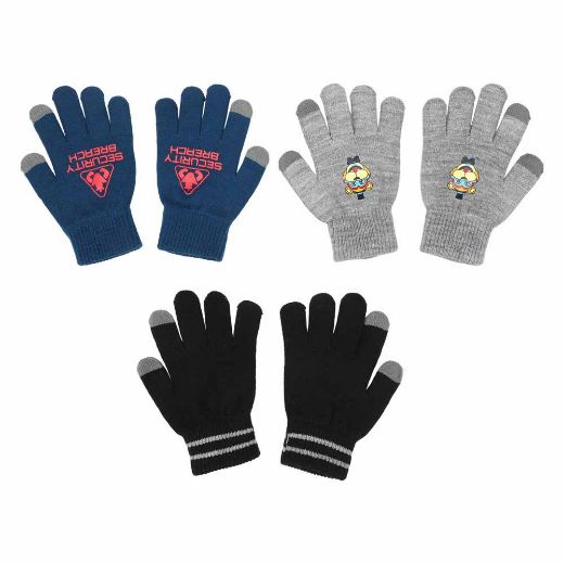Picture of Five Nights at Freddy's Youth 3 Pack Knit Gloves