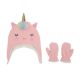 Picture of Little Me Unicorn Cap & Mitten Combo - 4T