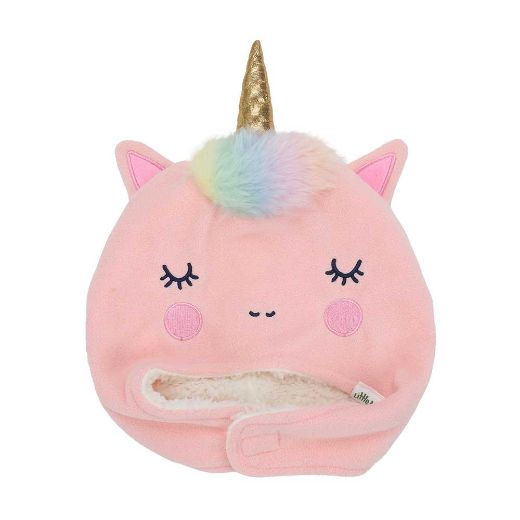 Picture of Little Me Unicorn Cap & Mitten Combo - 4T