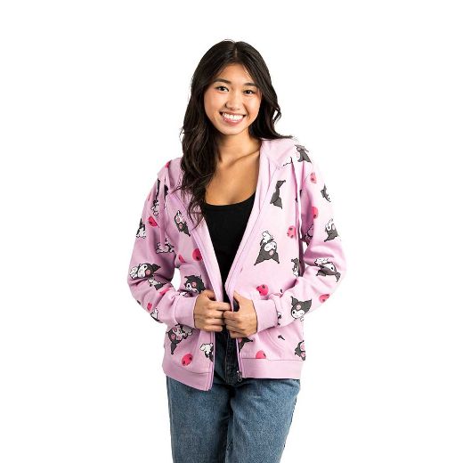 Picture of Kuromi Juniors Pre-pack Zip-up Hoodie