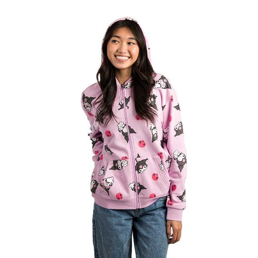 Picture of Kuromi Juniors Pre-pack Zip-up Hoodie