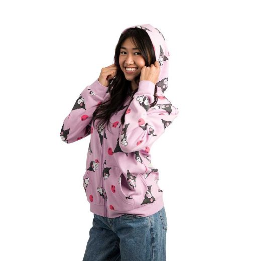 Picture of Kuromi Juniors Pre-pack Zip-up Hoodie