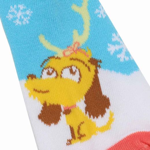 Picture of Dr. Seuss The Grinch Chibi Youth 6 Pair Ankle Socks