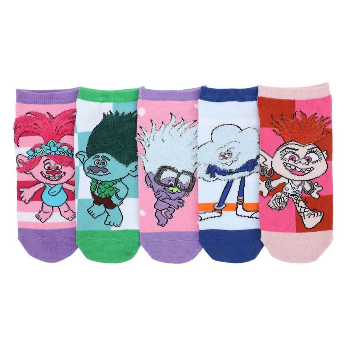 Picture of DreamWorks Trolls 5 Pair Ankle Socks