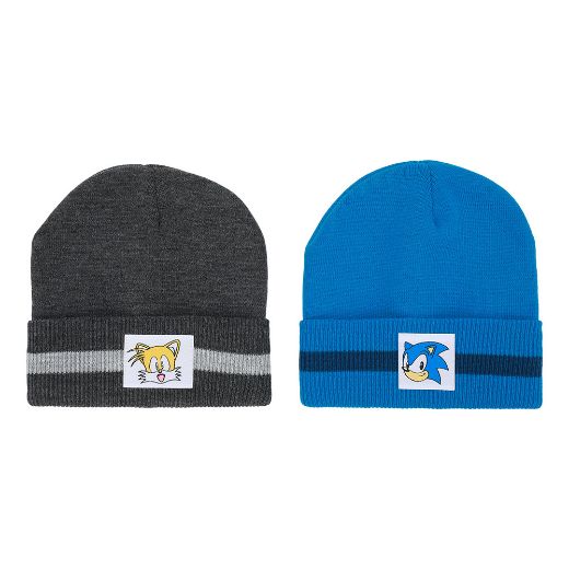 Picture of Sonic the Hedgehog Youth 2 Pack Cuff Beanies