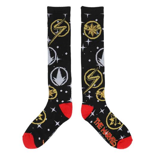 Picture of The Marvels Icon Toss Knee High Socks