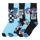 Picture of Sonic the Hedgehog Let's Go 5 Pair Crew Socks 