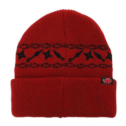 Picture of Naruto Akatsuki Embroidered Cuff Beanie
