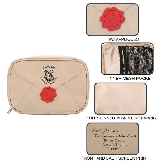 Picture of Harry Potter Hogwarts Seal Travel Cosmetic Bag
