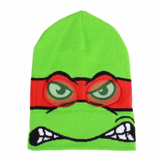 Picture of Teenage Mutant Ninja Turtles Raphael Cosplay Roll Down Beanie
