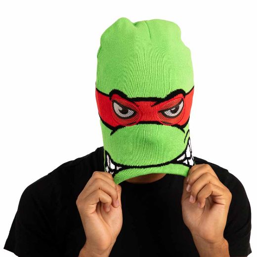 Picture of Teenage Mutant Ninja Turtles Raphael Cosplay Roll Down Beanie