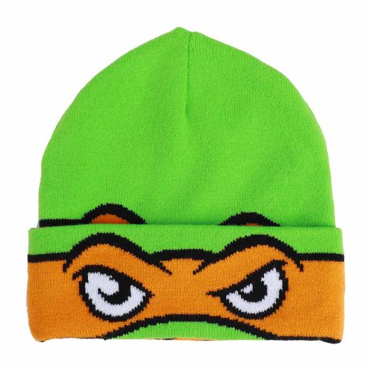 Picture of Teenage Mutant Ninja Turtles Michelangelo Cosplay Roll Down Beanie