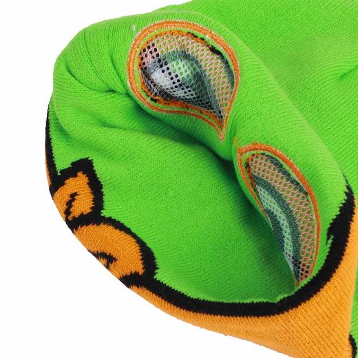 Picture of Teenage Mutant Ninja Turtles Michelangelo Cosplay Roll Down Beanie