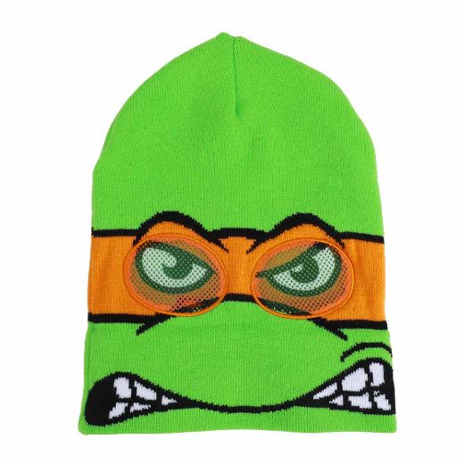 Picture of Teenage Mutant Ninja Turtles Michelangelo Cosplay Roll Down Beanie