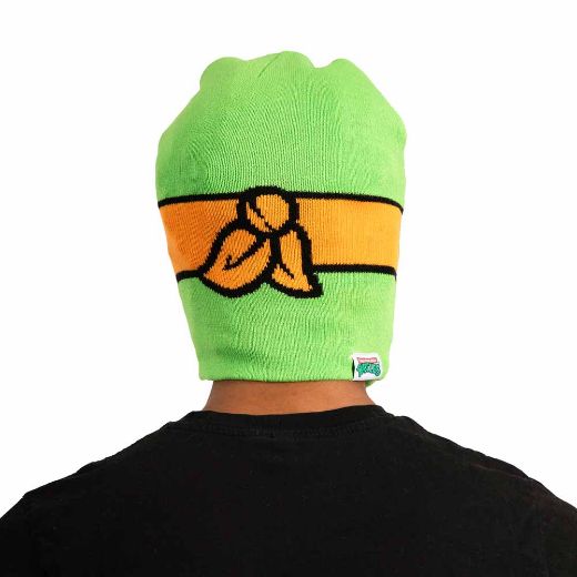 Picture of Teenage Mutant Ninja Turtles Michelangelo Cosplay Roll Down Beanie