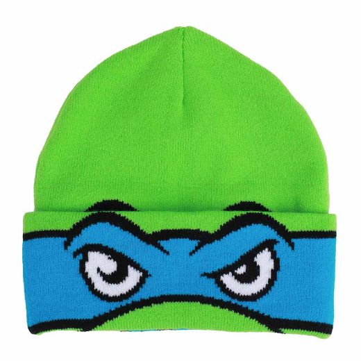 Picture of Teenage Mutant Ninja Turtles Leonardo Cosplay Roll Down Beanie