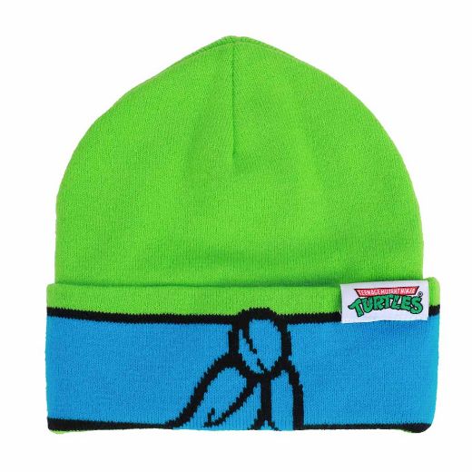 Picture of Teenage Mutant Ninja Turtles Leonardo Cosplay Roll Down Beanie
