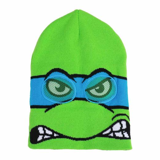 Picture of Teenage Mutant Ninja Turtles Leonardo Cosplay Roll Down Beanie