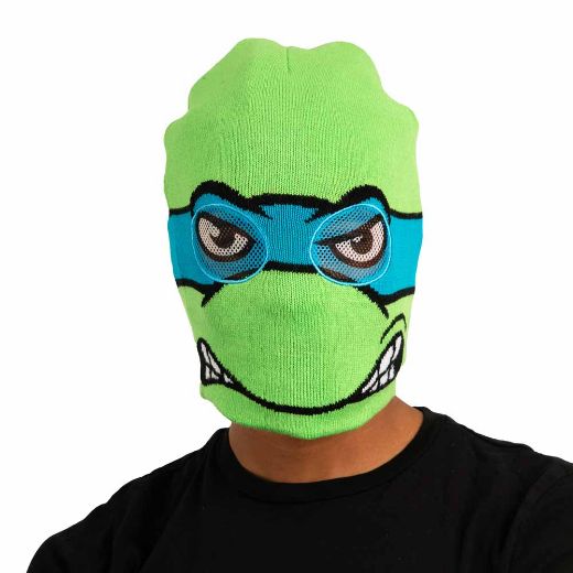 Picture of Teenage Mutant Ninja Turtles Leonardo Cosplay Roll Down Beanie