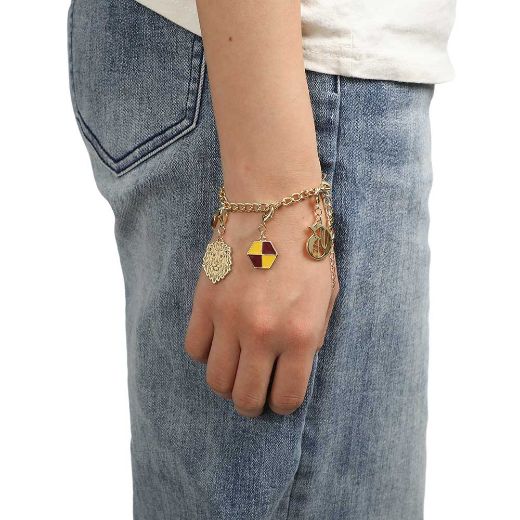 Picture of Harry Potter Gryffindor Multi-Charmed Bracelet