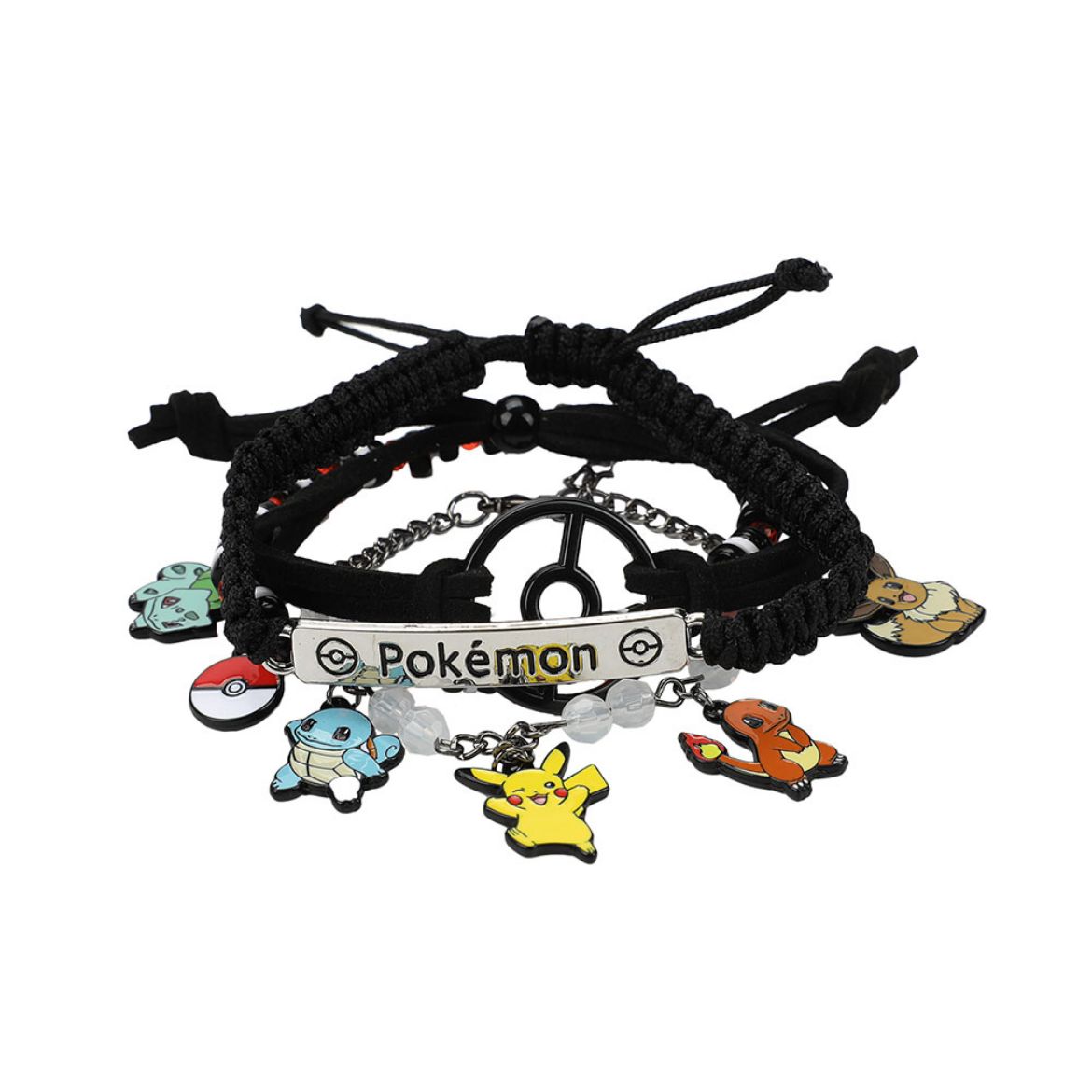 Picture of Pokemon Multi-Charmed Bracelet Set