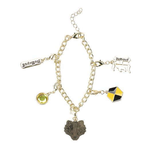 Picture of Harry Potter Hufflepuff Multi-Charmed Bracelet