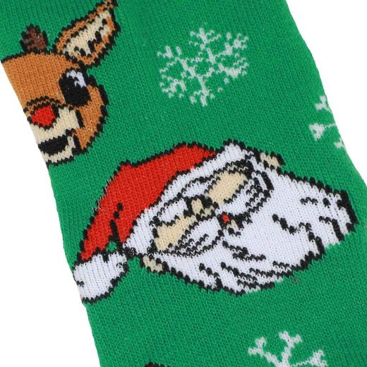Picture of Rudolph 3D Plush 2 Pair Youth Crew Socks