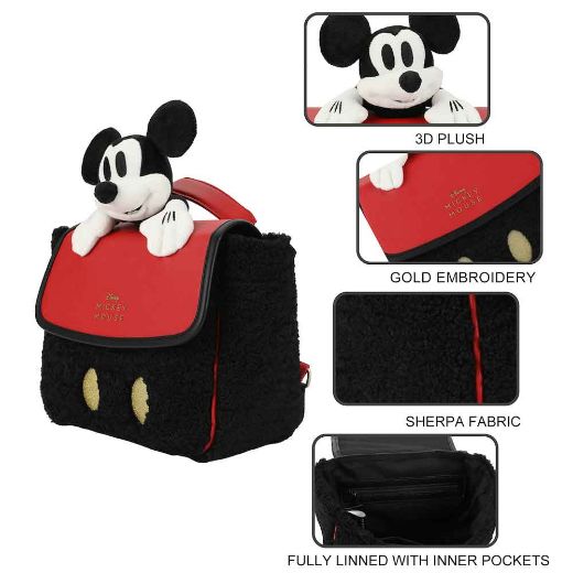 Picture of Disney Mickey Mouse Peek-a-Boo Convertible Mini Backpack